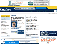 Tablet Screenshot of onclive.com